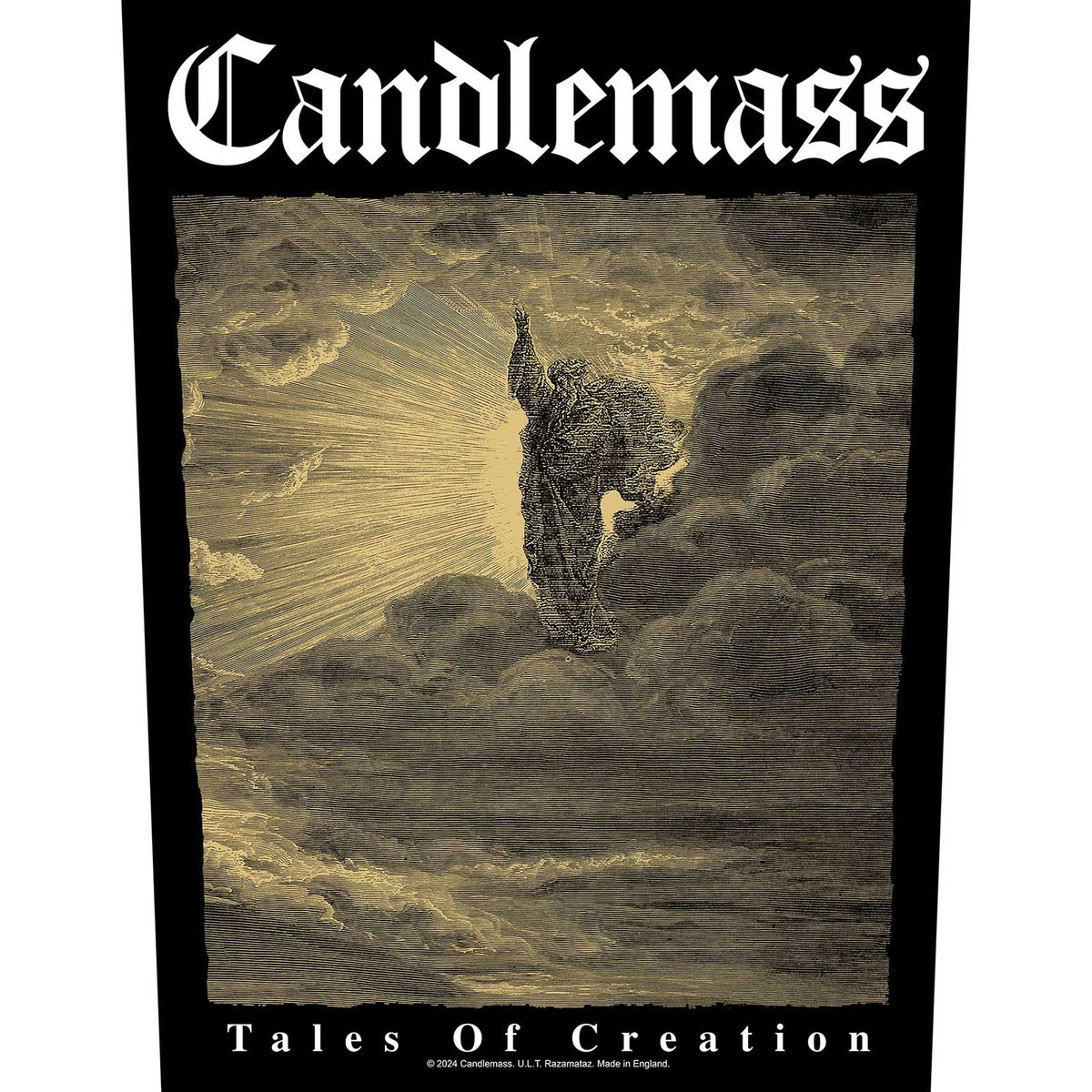 Een foto van een Candlemass Achter Patch