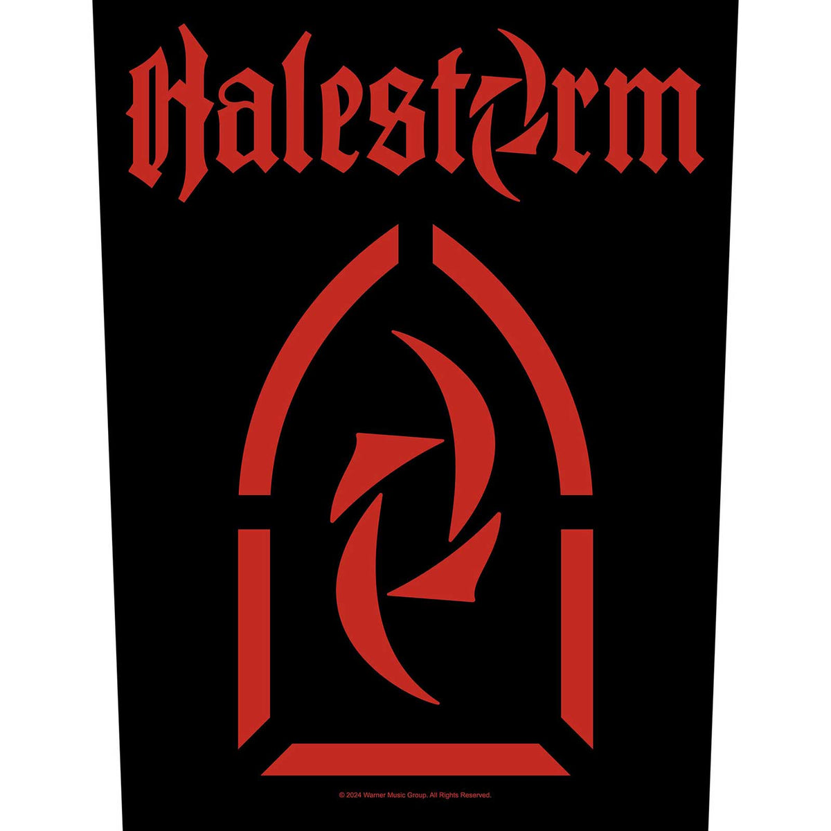 Een foto van een Halestorm Achter Patch