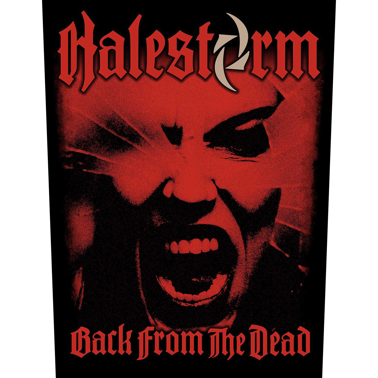 Een foto van een Halestorm Achter Patch