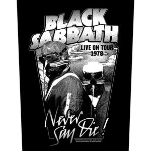 Een foto van een Black Sabbath Achter Patch