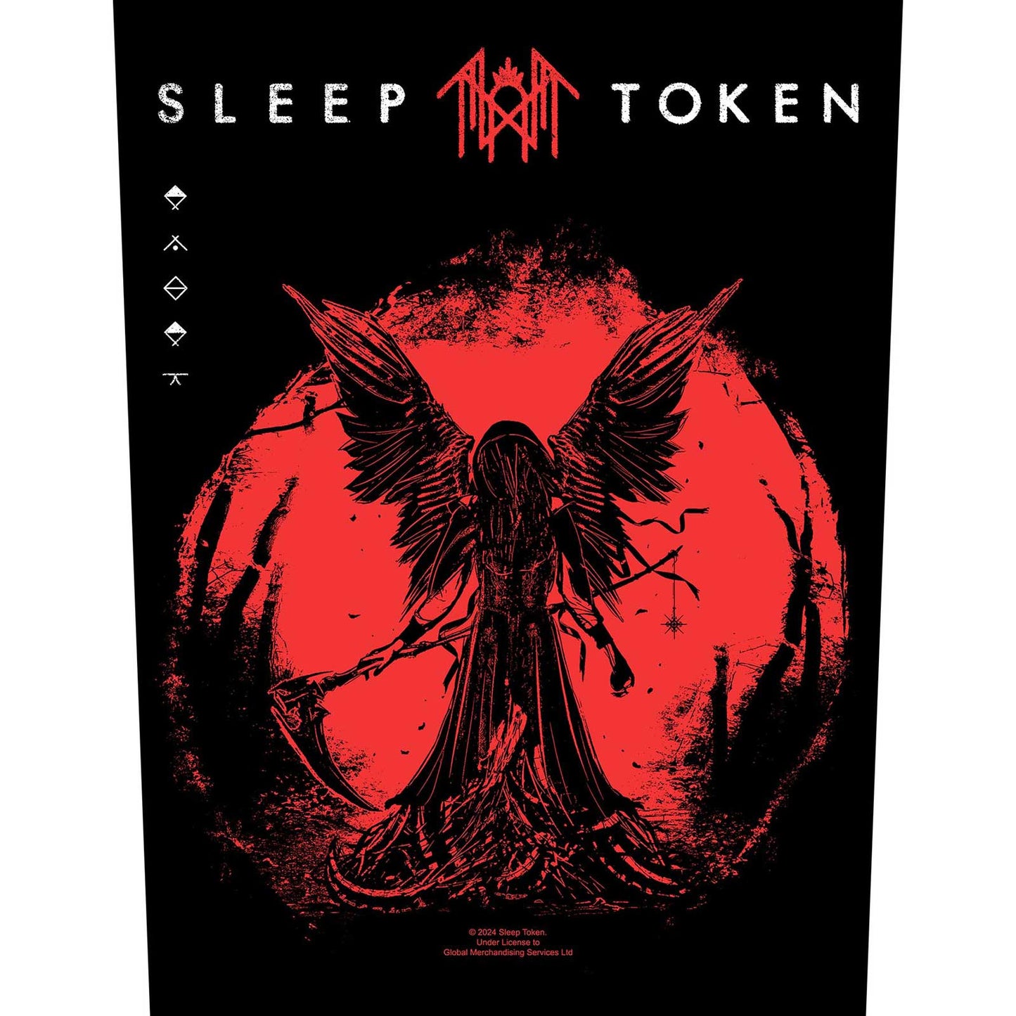 Een foto van een Sleep Token Achter Patch