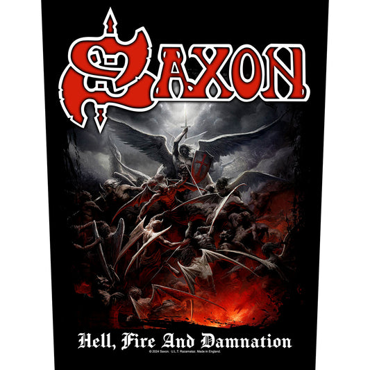 Een foto van een Saxon Achter Patch