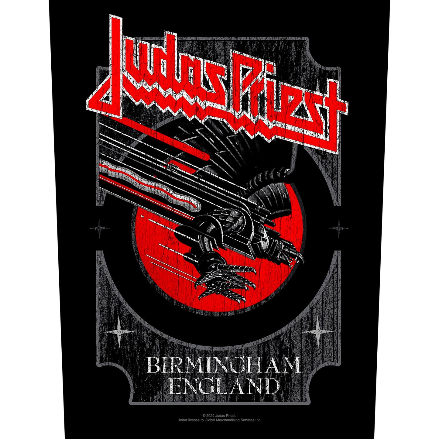 Een foto van een Judas Priest Patch