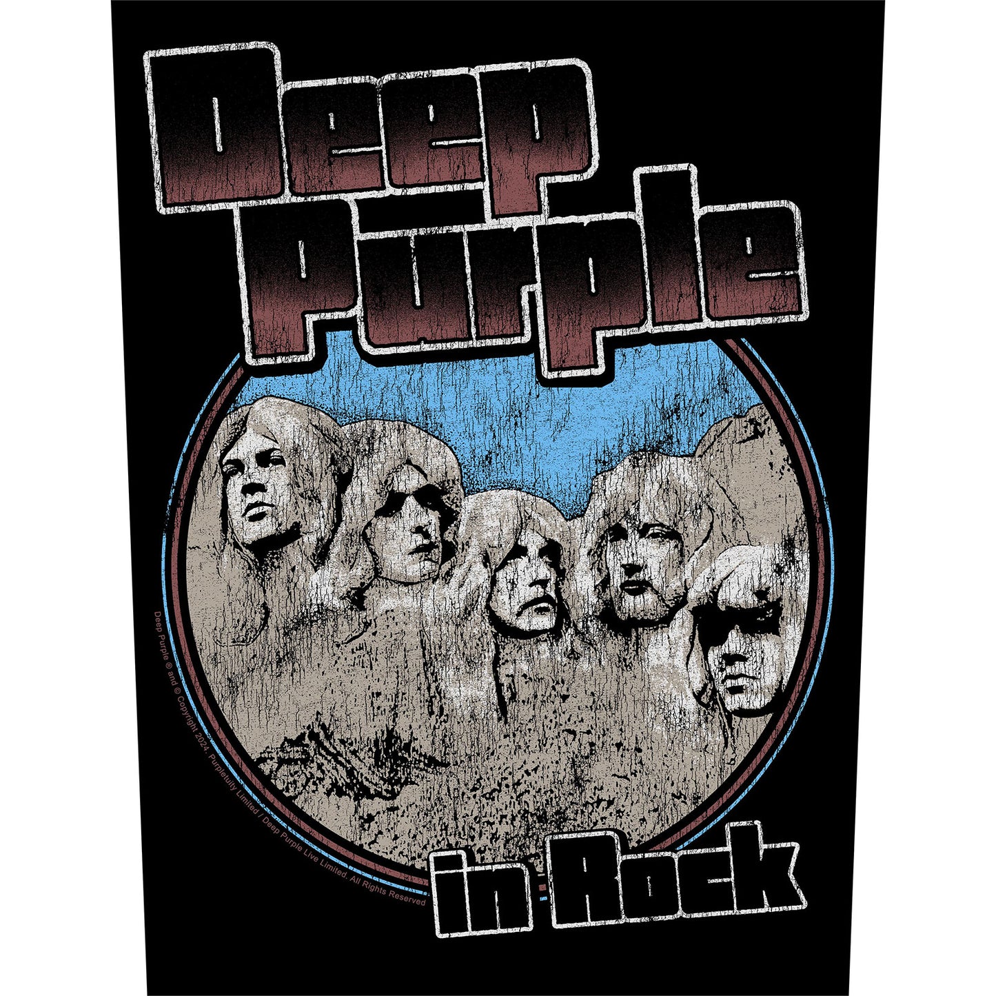 Een foto van een Deep Purple Patch
