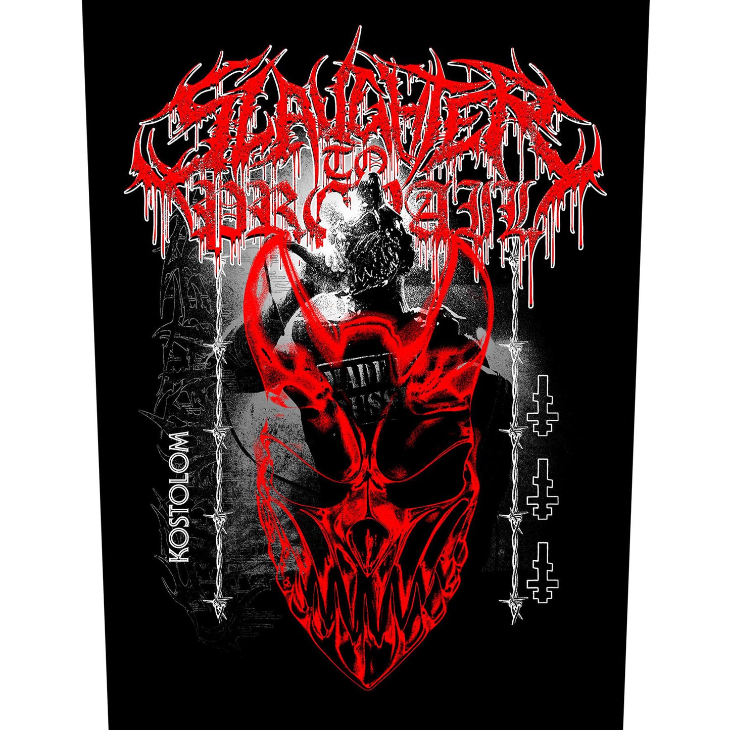 Een foto van een Slaughter To Prevail Patch
