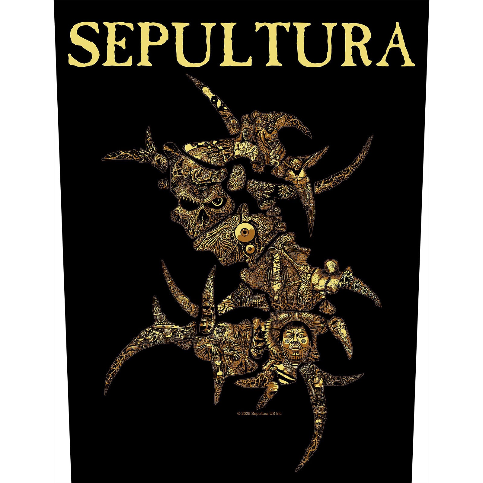 Een foto van een Sepultura Patch