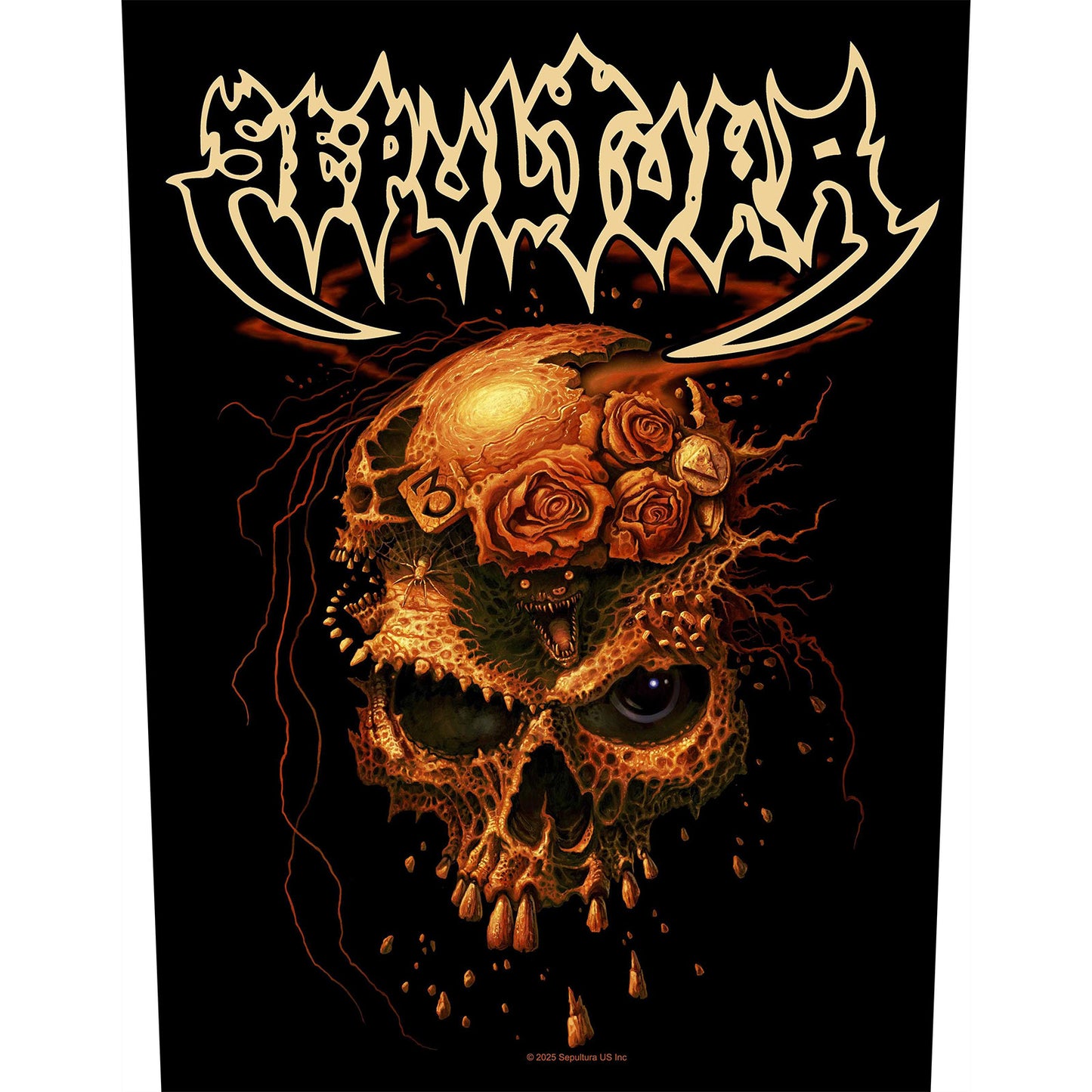 Een foto van een Sepultura Patch