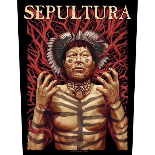 Een foto van een Sepultura Patch