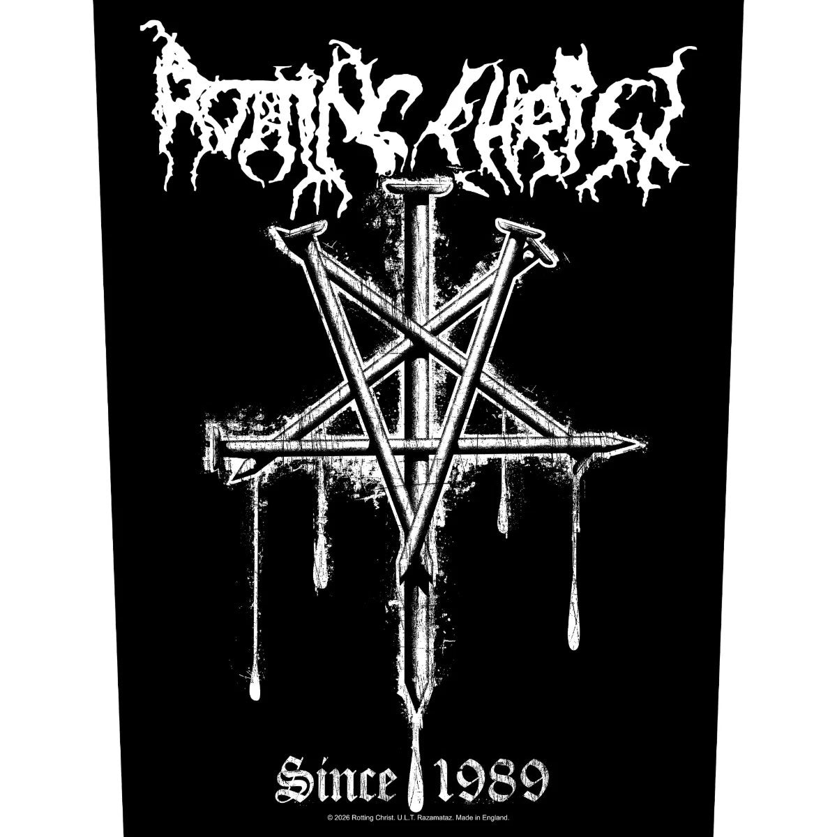 Een foto van een Rotting Christ Patch