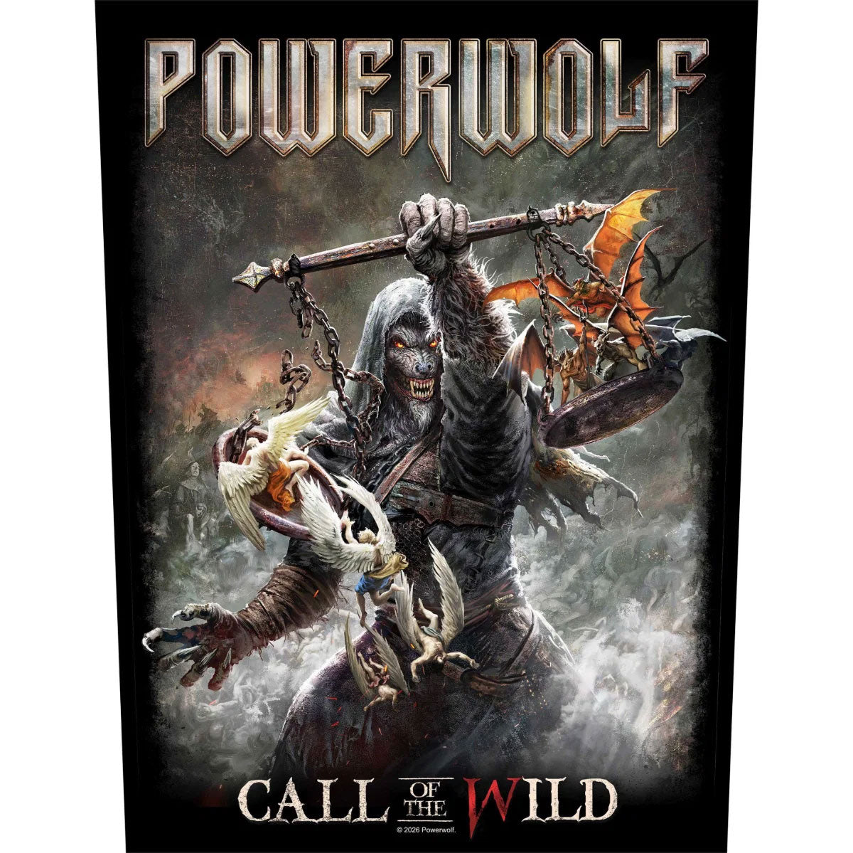 Een foto van een Powerwolf Patch