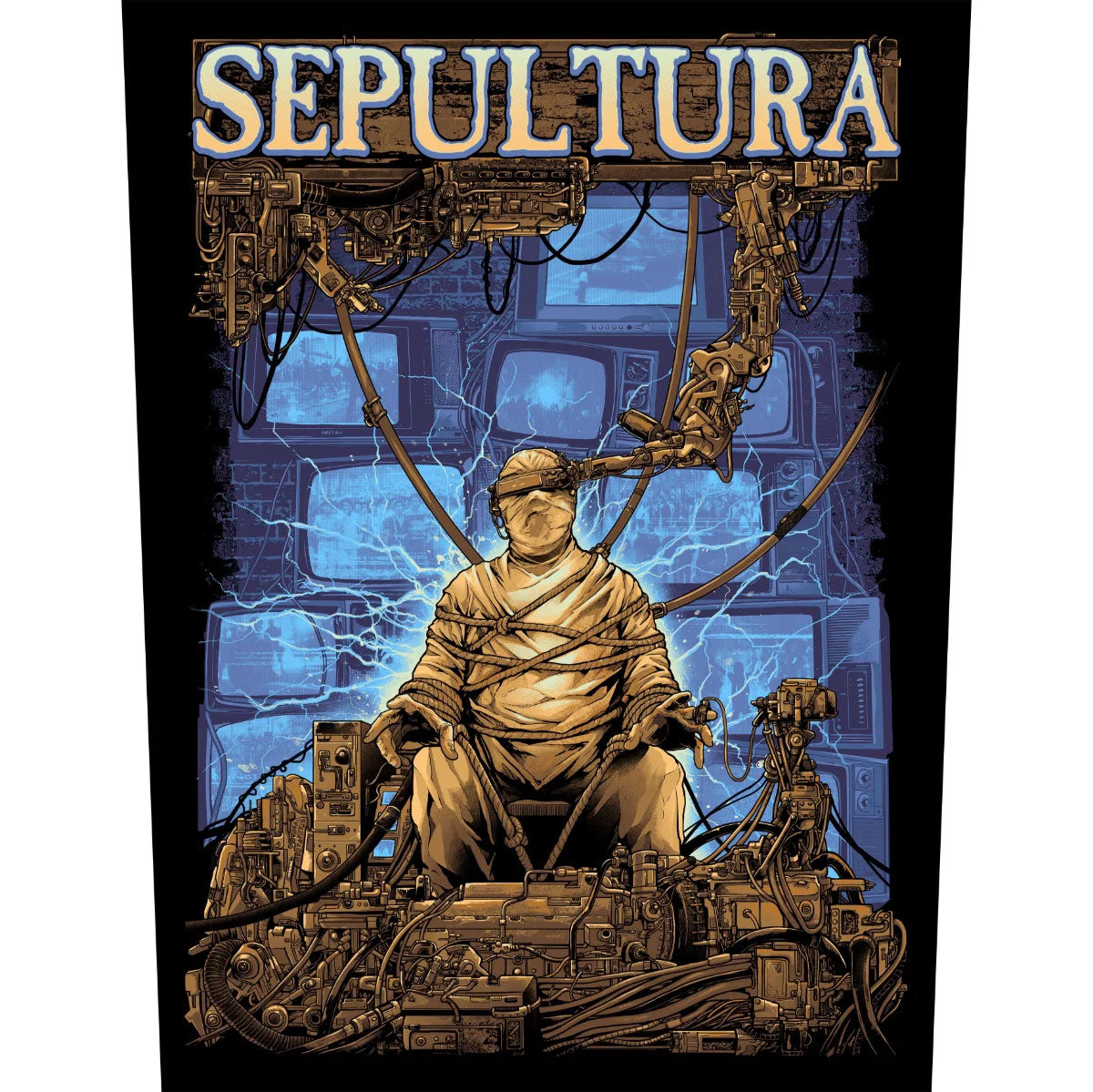 Een foto van een Sepultura Patch