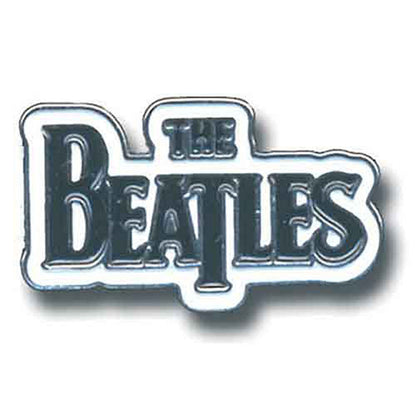 Een foto van een The Beatles Speld Badge