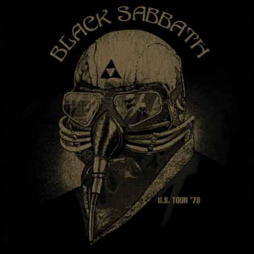Een foto van een Black Sabbath Enkele Kurk Onderzetter