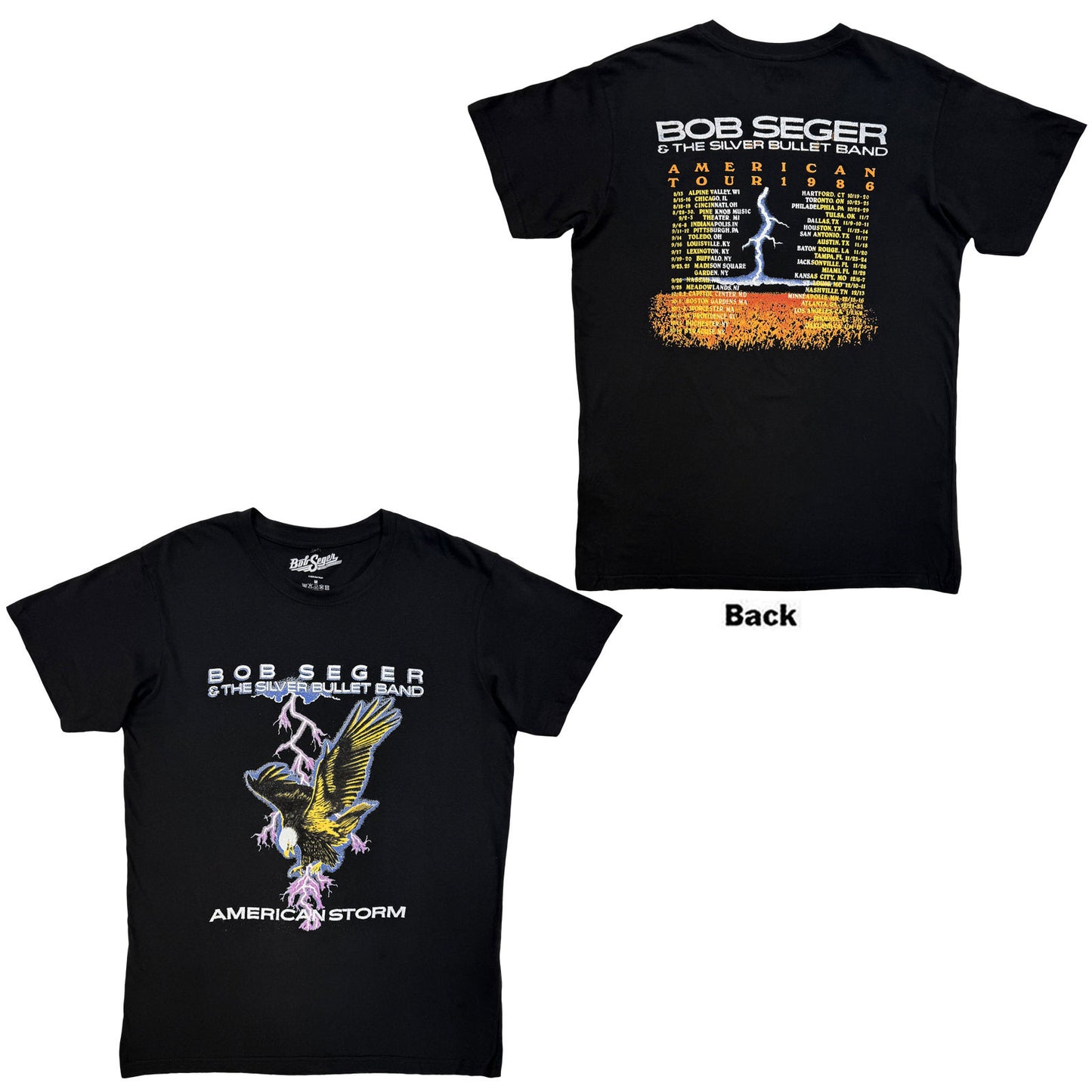 Een foto van een Bob Seger & The Silver Bullet Band T-Shirt
