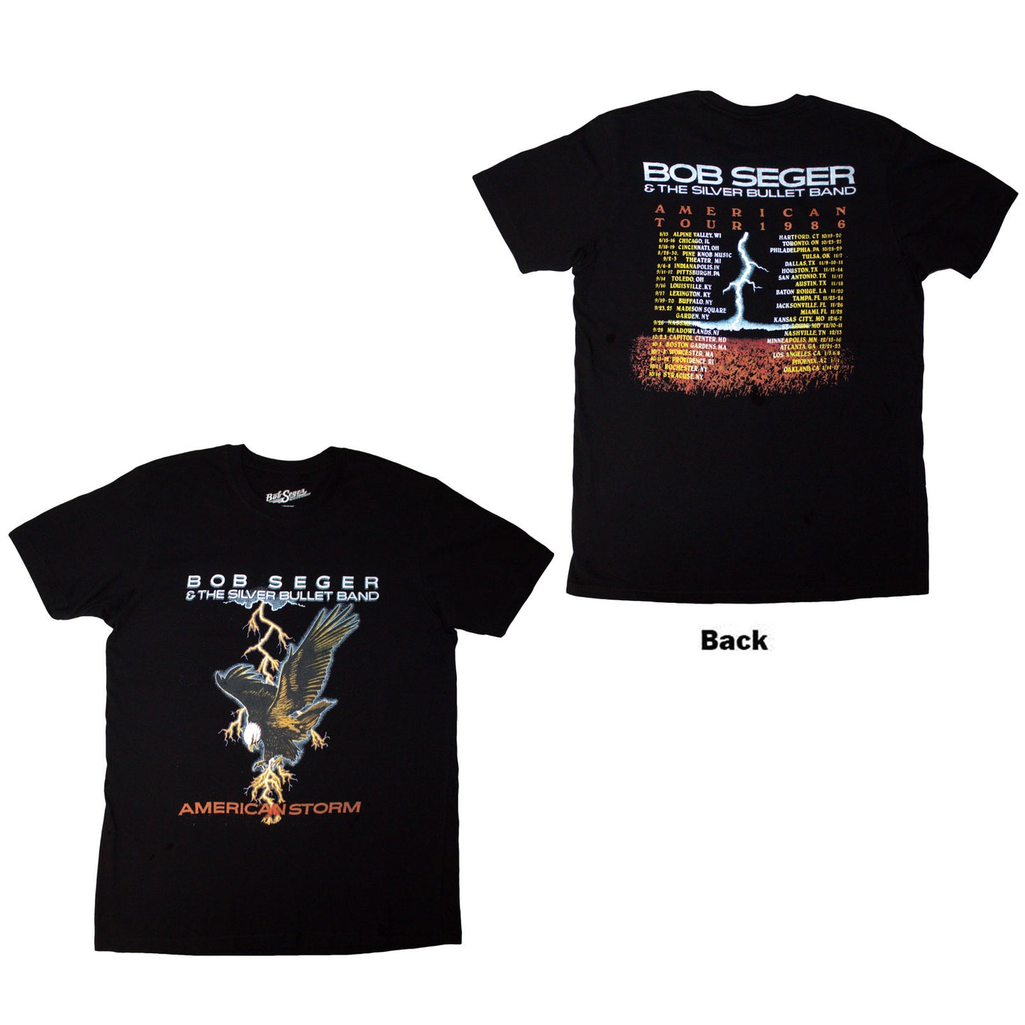 Een foto van een Bob Seger & The Silver Bullet Band T-Shirt