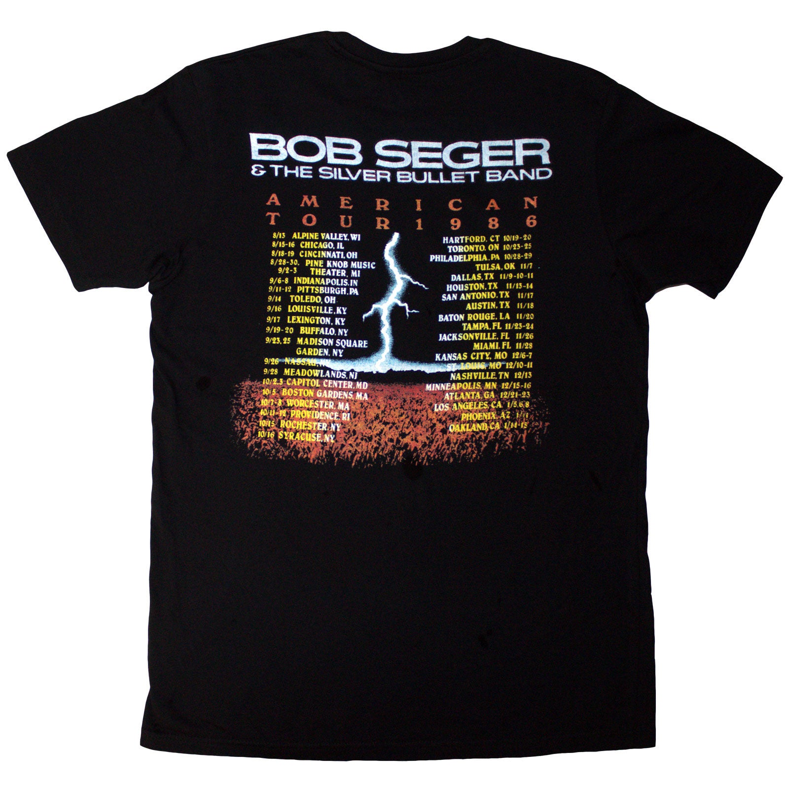 Een foto van een Bob Seger & The Silver Bullet Band T-Shirt