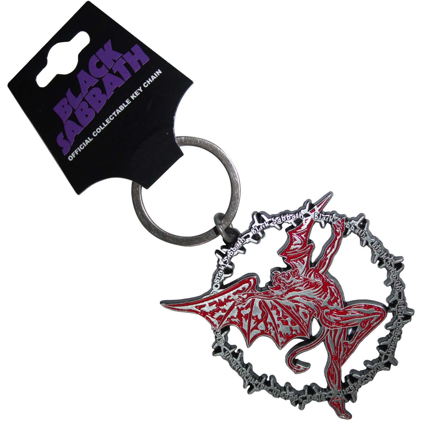 Een foto van een Black Sabbath Sleutelhanger
