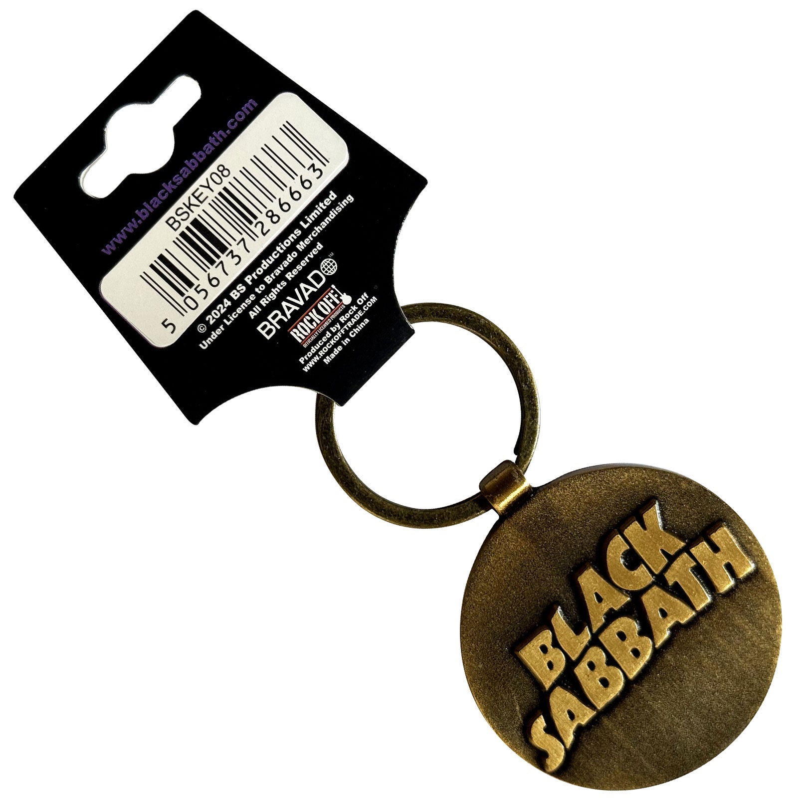 Een foto van een Black Sabbath Sleutelhanger