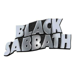 Een foto van een Black Sabbath Speld Badge