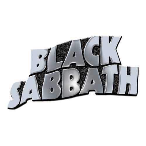 Een foto van een Black Sabbath Speld Badge
