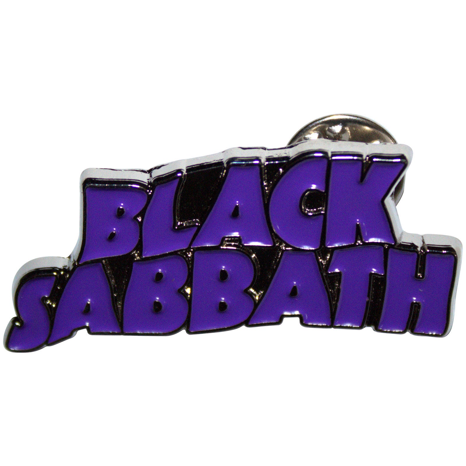 Een foto van een Black Sabbath Speld Badge