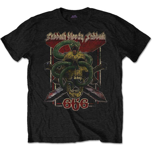 Black Sabbath Unisex T-Shirt: Bloody Sabbath 666 T-Shirt