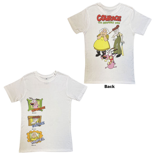 Een foto van een Courage The Cowardly Dog T-Shirt