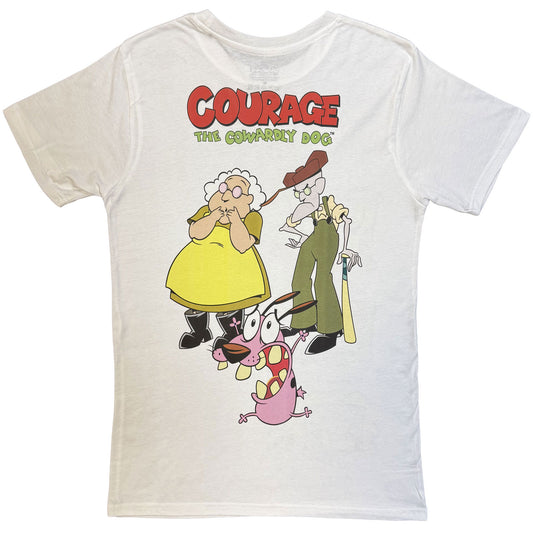 Een foto van een Courage The Cowardly Dog T-Shirt