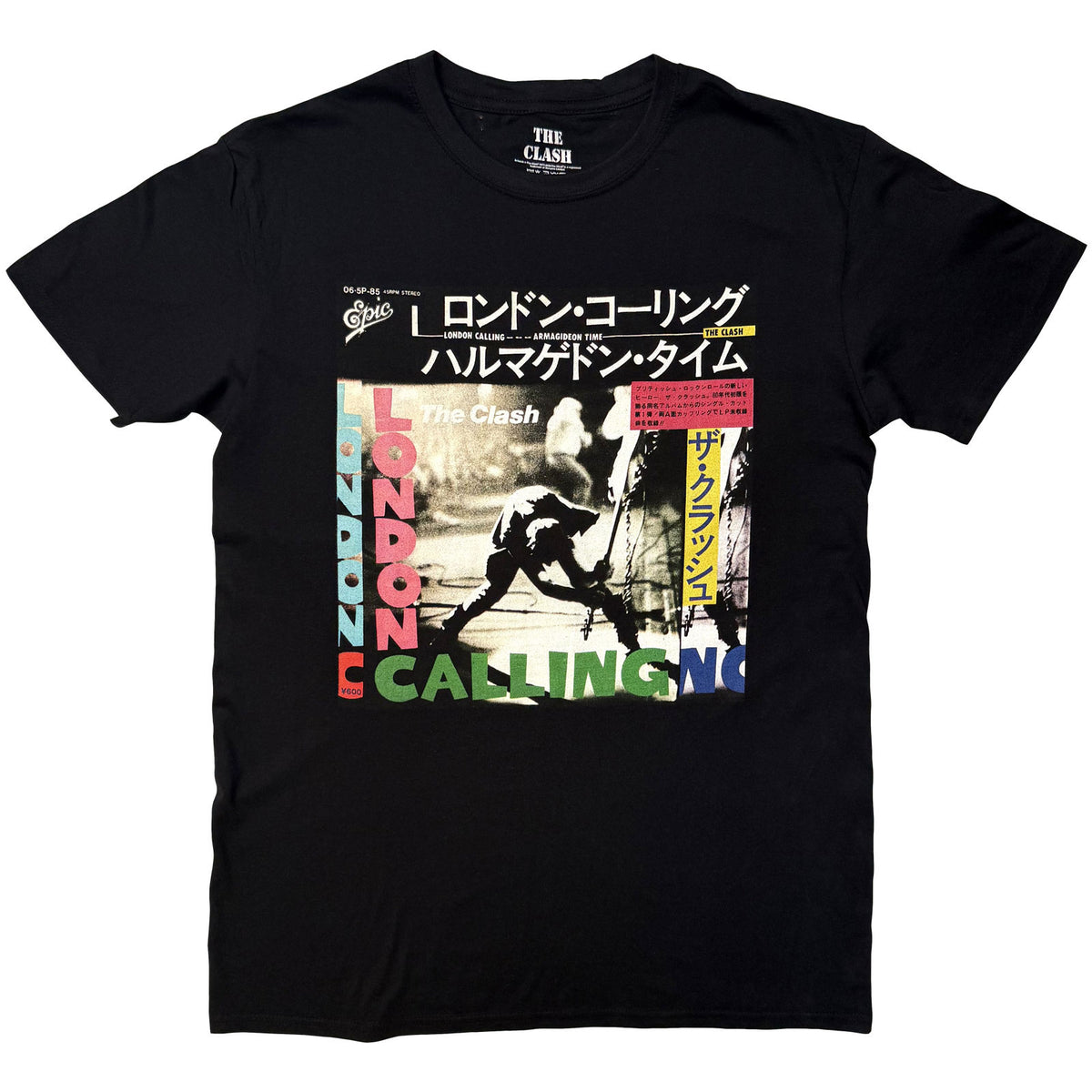 Een foto van een The Clash T-Shirt