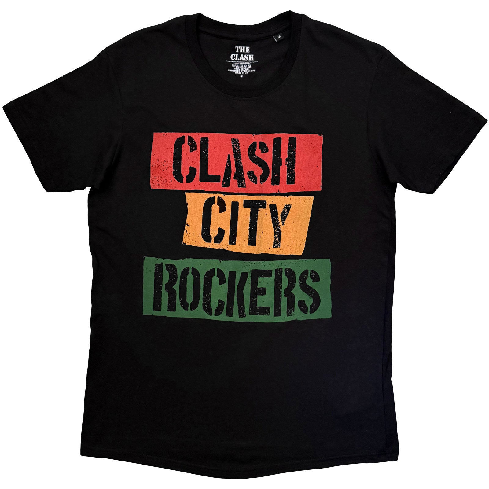 Een foto van een The Clash T-Shirt