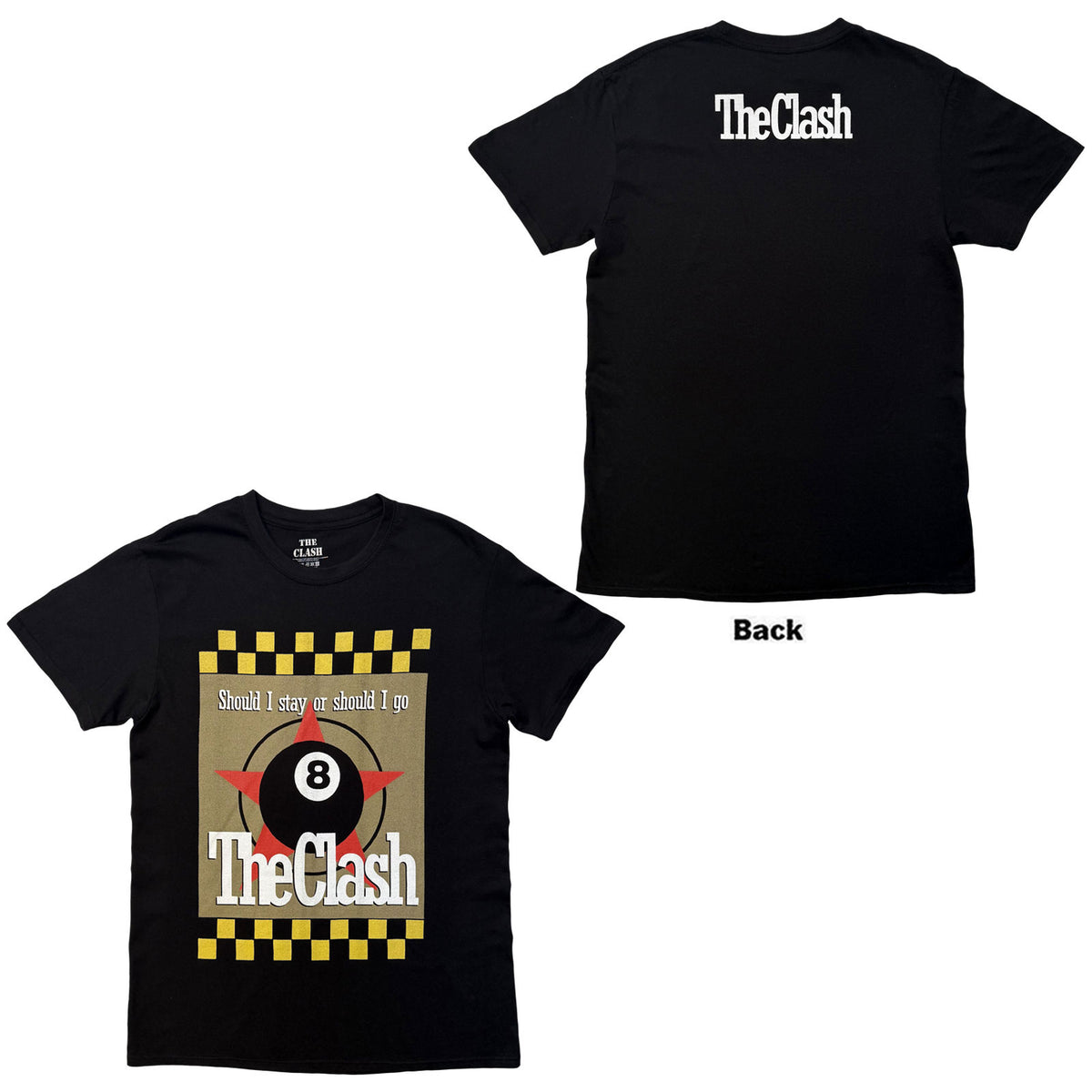 Een foto van een The Clash T-Shirt