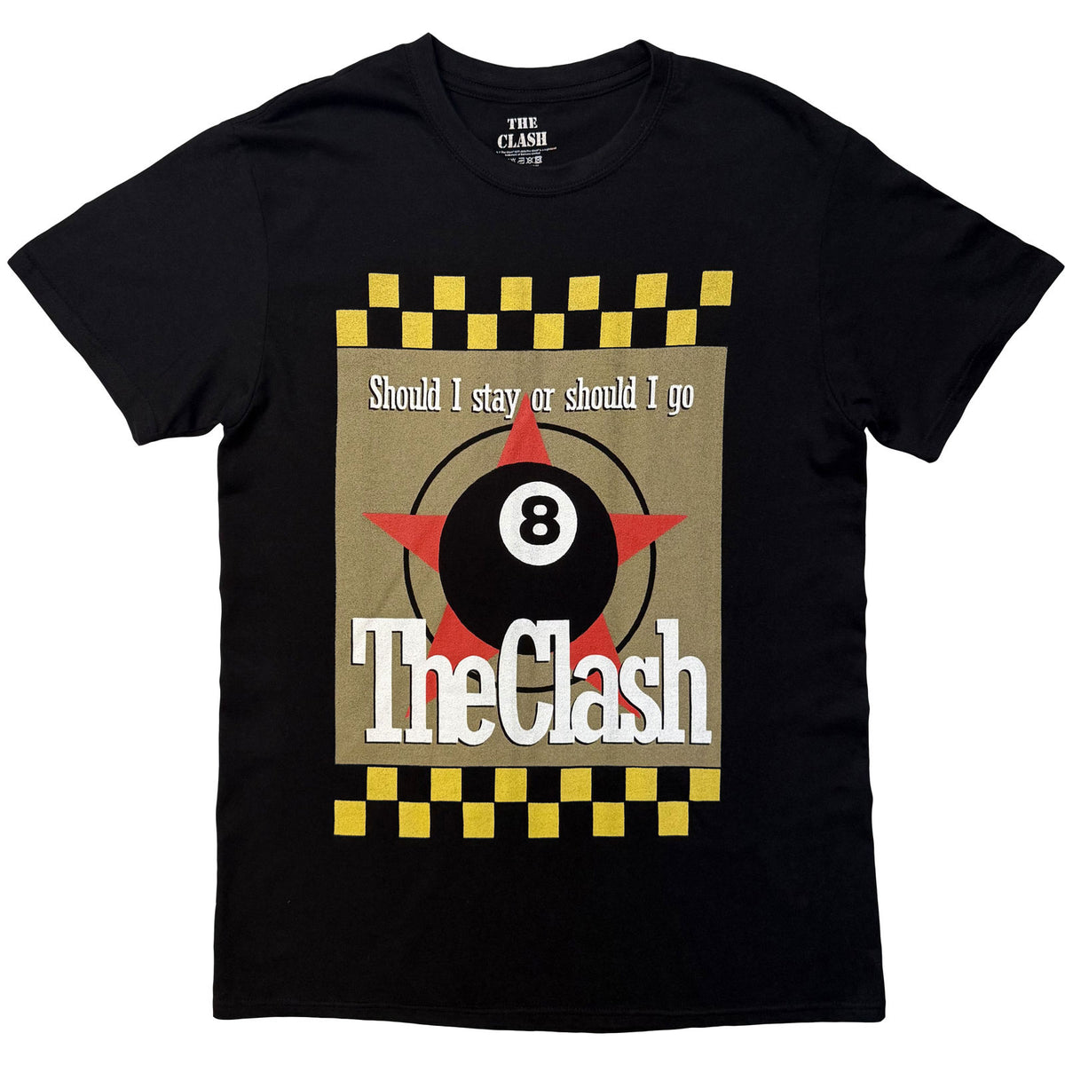 Een foto van een The Clash T-Shirt