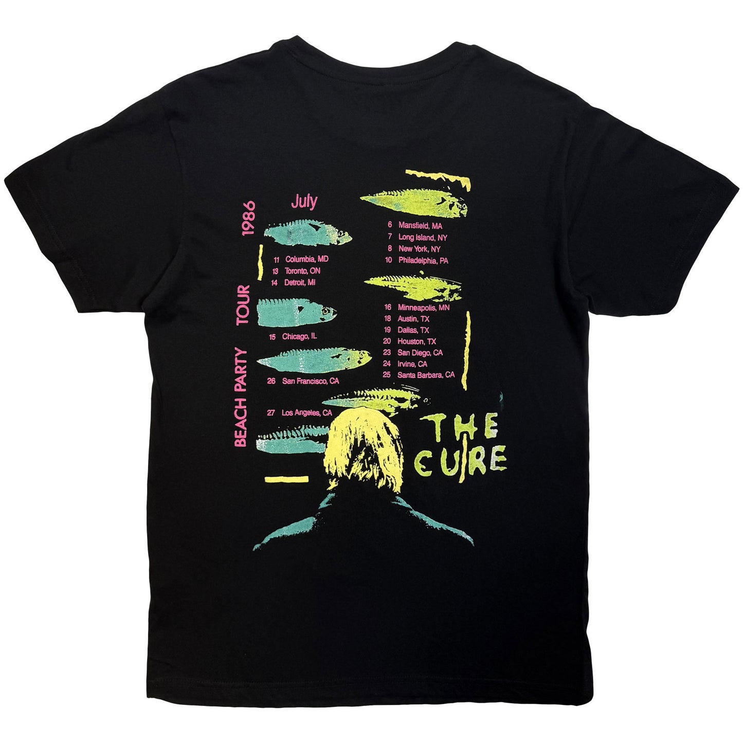 Een foto van een The Cure T-Shirt