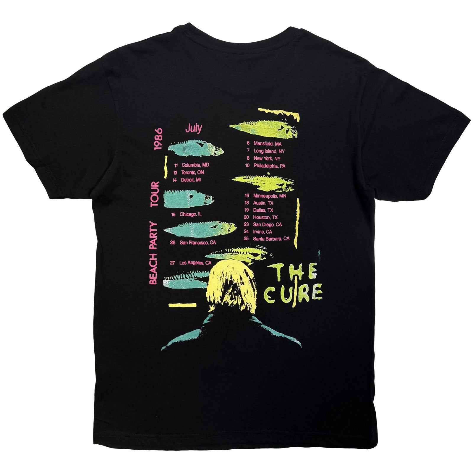 Een foto van een The Cure T-Shirt