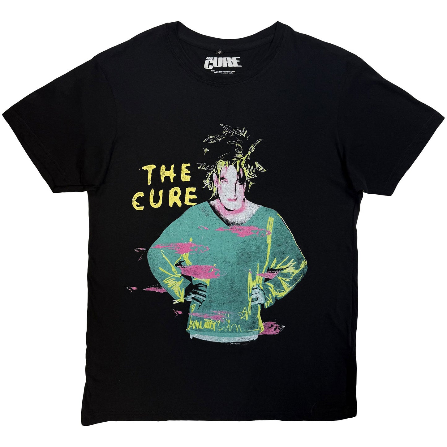 Een foto van een The Cure T-Shirt