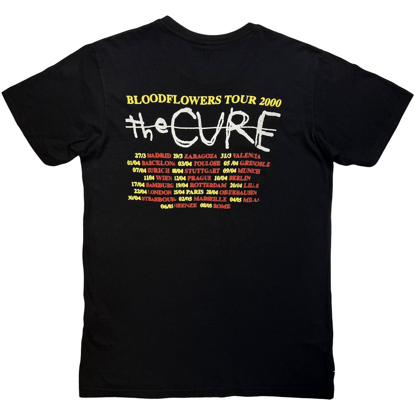 Een foto van een The Cure T-Shirt
