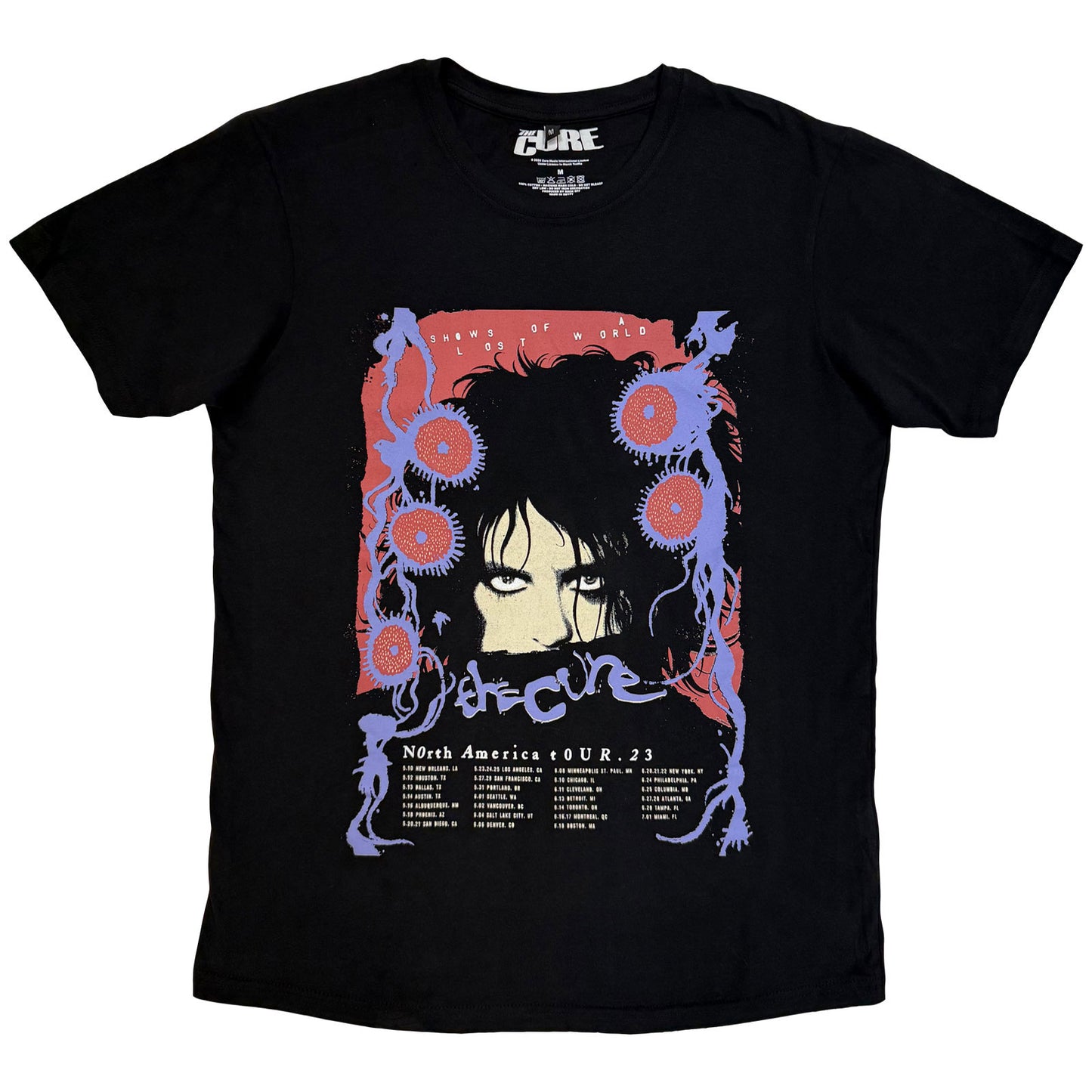 Een foto van een The Cure T-Shirt