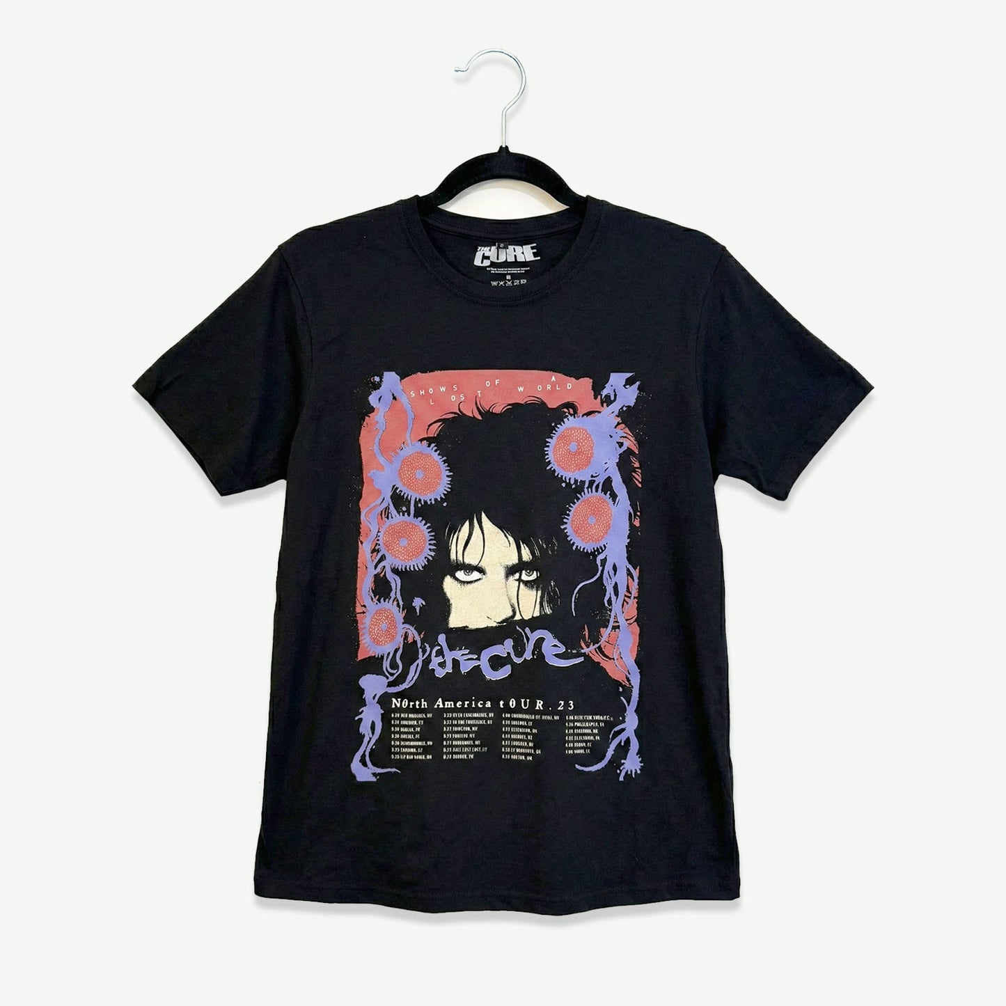Een foto van een The Cure T-Shirt