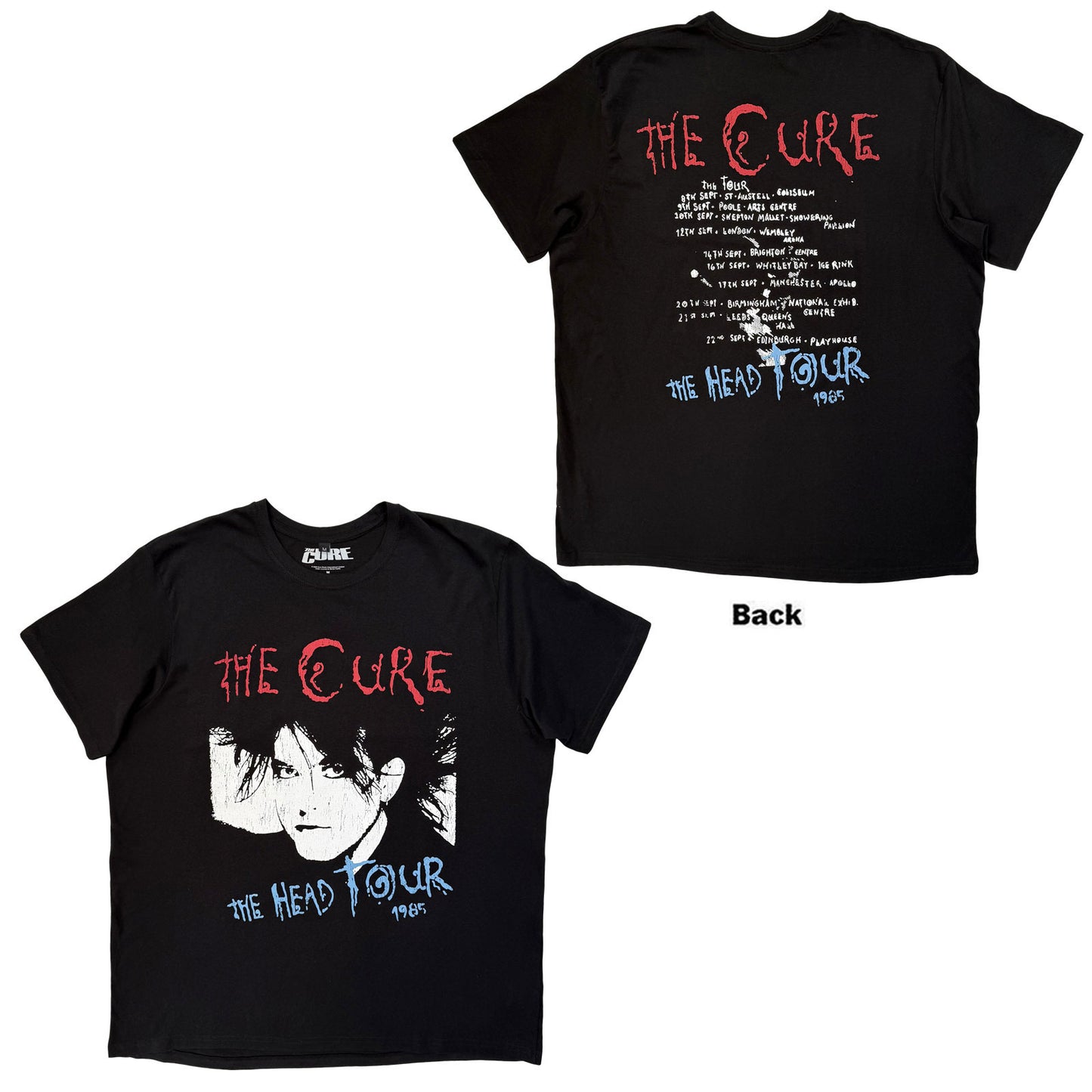 Een foto van een The Cure T-Shirt