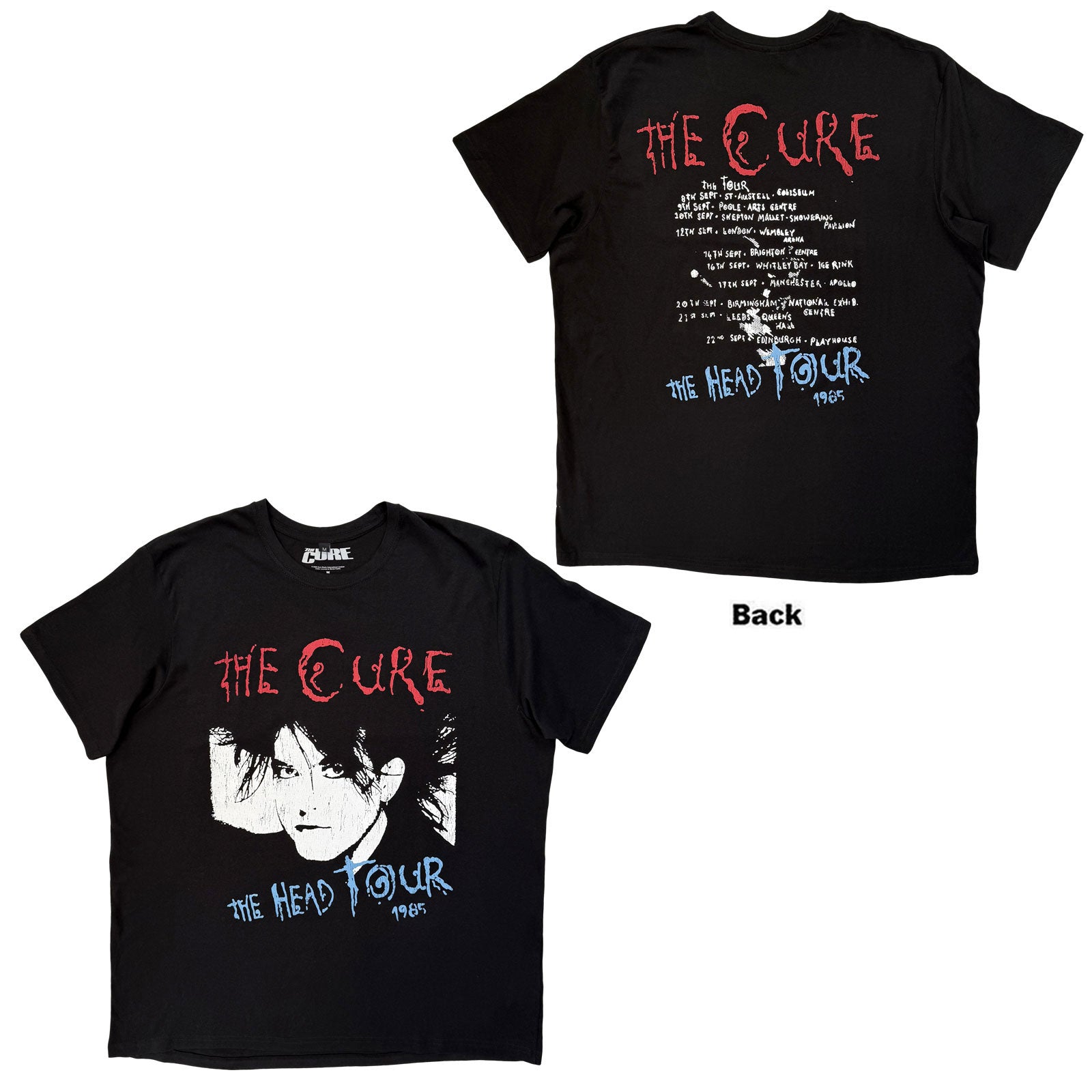 Een foto van een The Cure T-Shirt