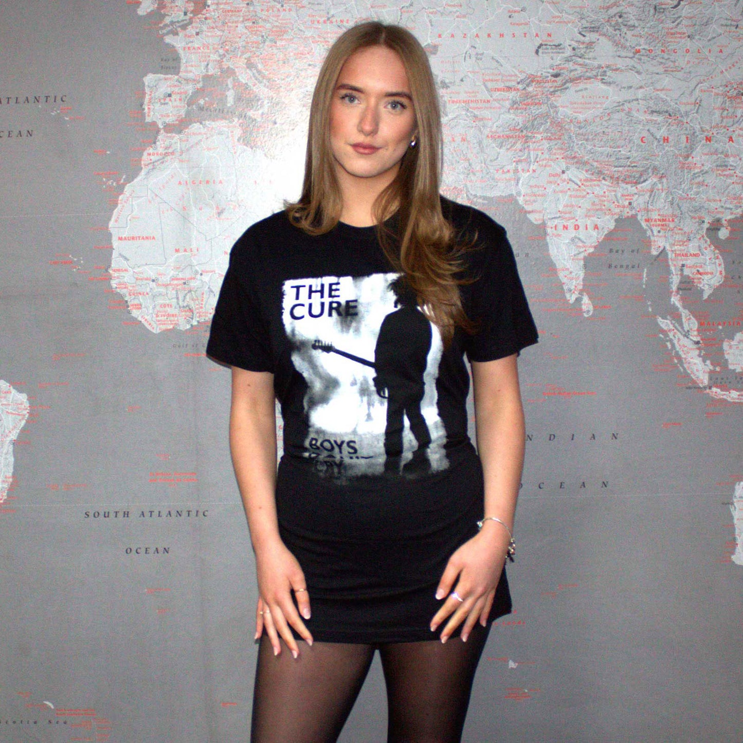 Een foto van een The Cure T-Shirt