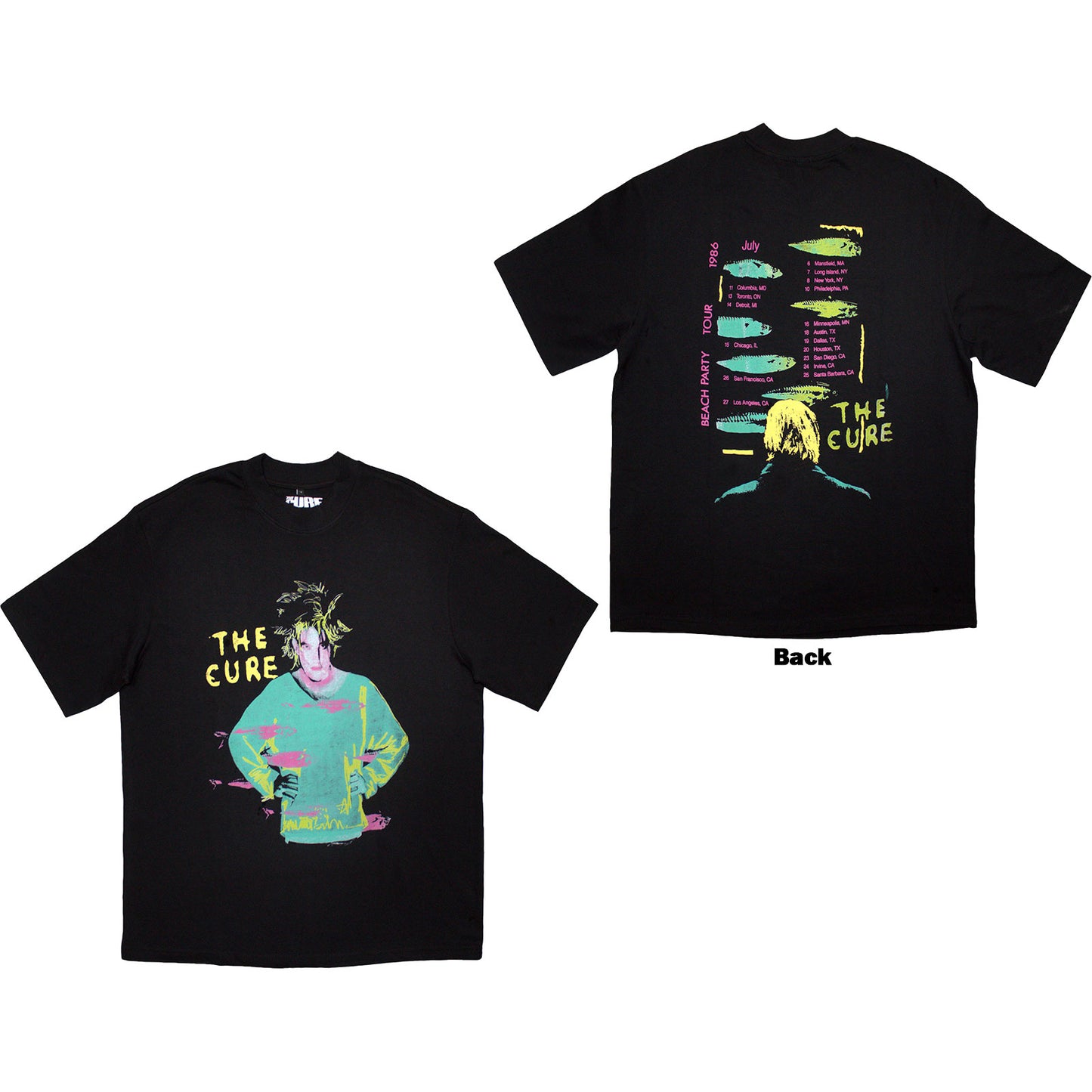 Een foto van een The Cure T-Shirt