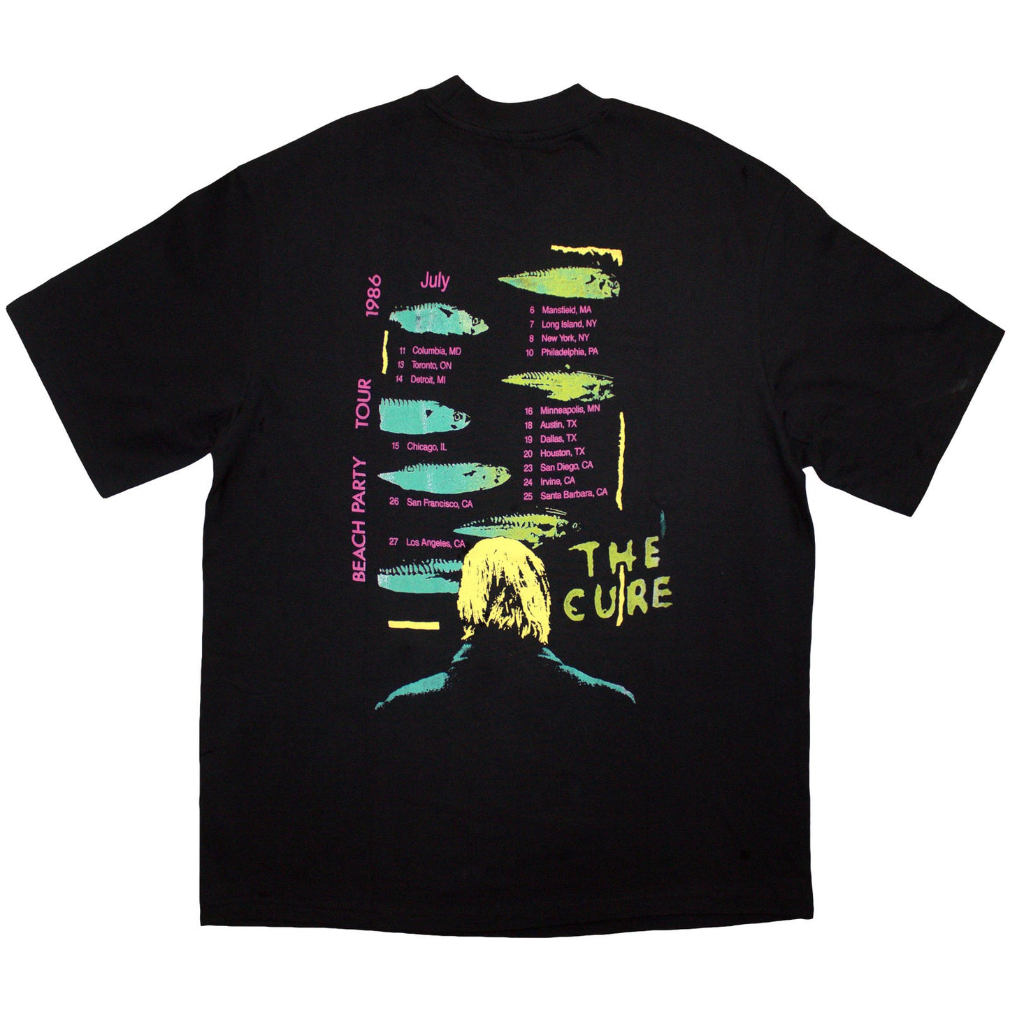 Een foto van een The Cure T-Shirt