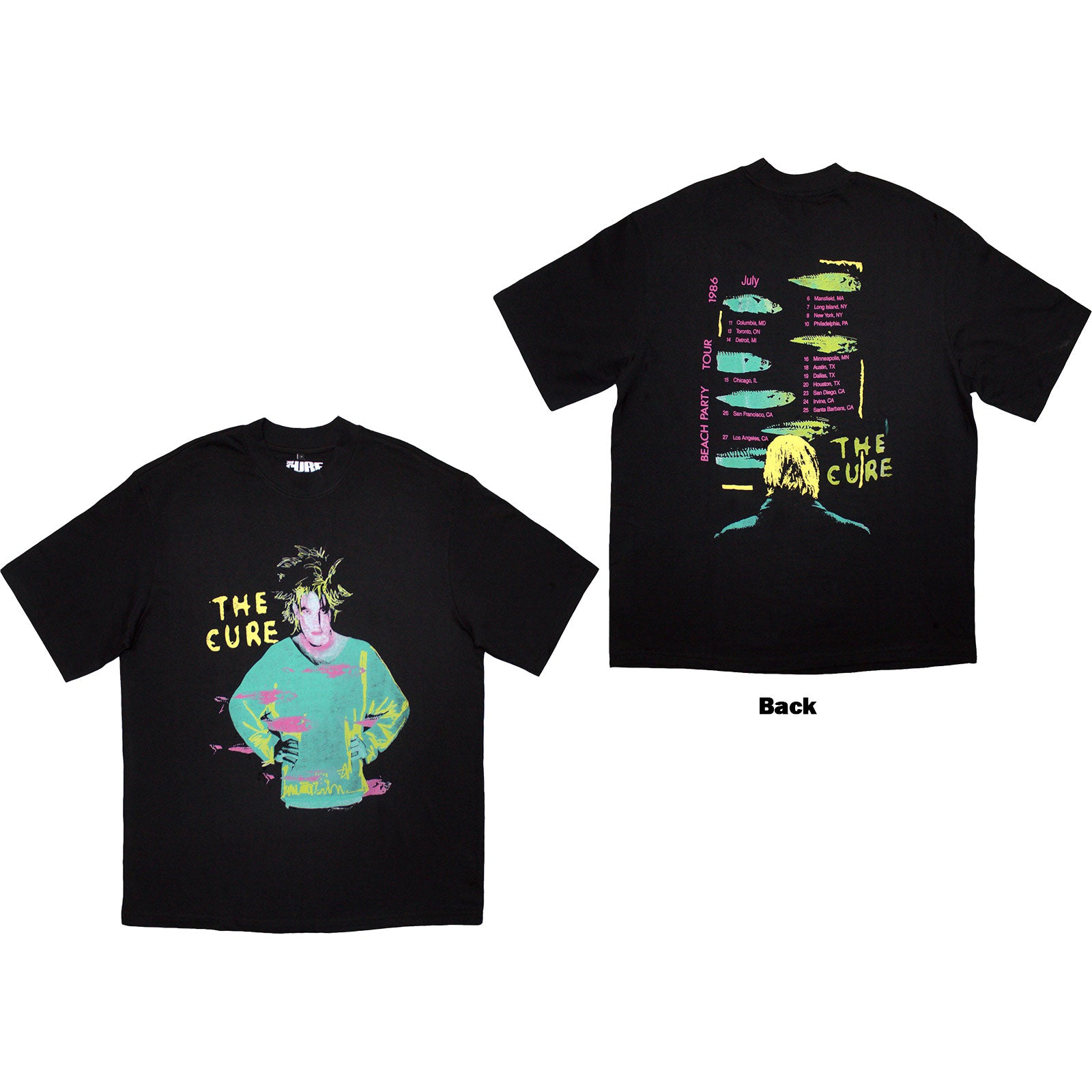 Een foto van een The Cure T-Shirt