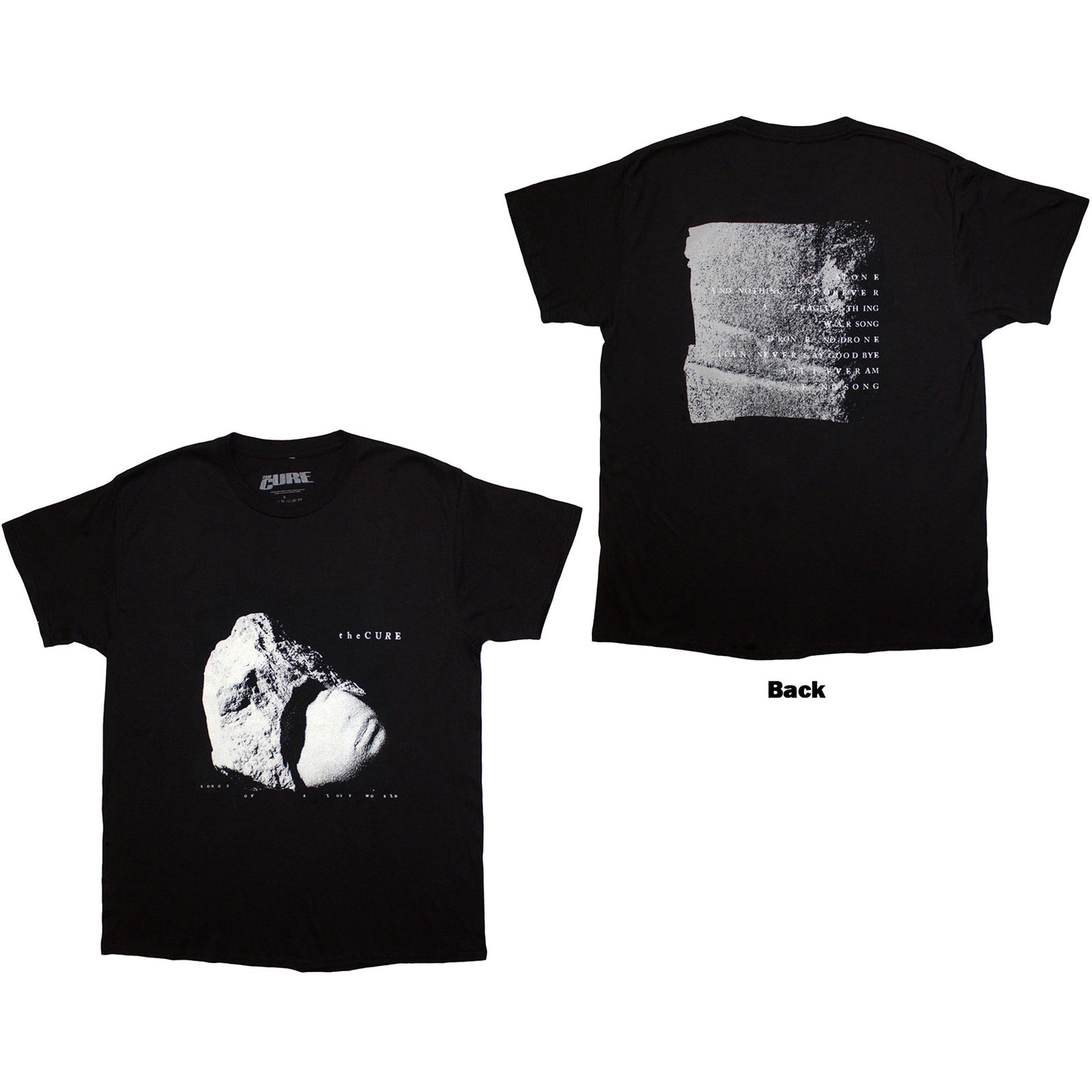 Een foto van een The Cure T-Shirt