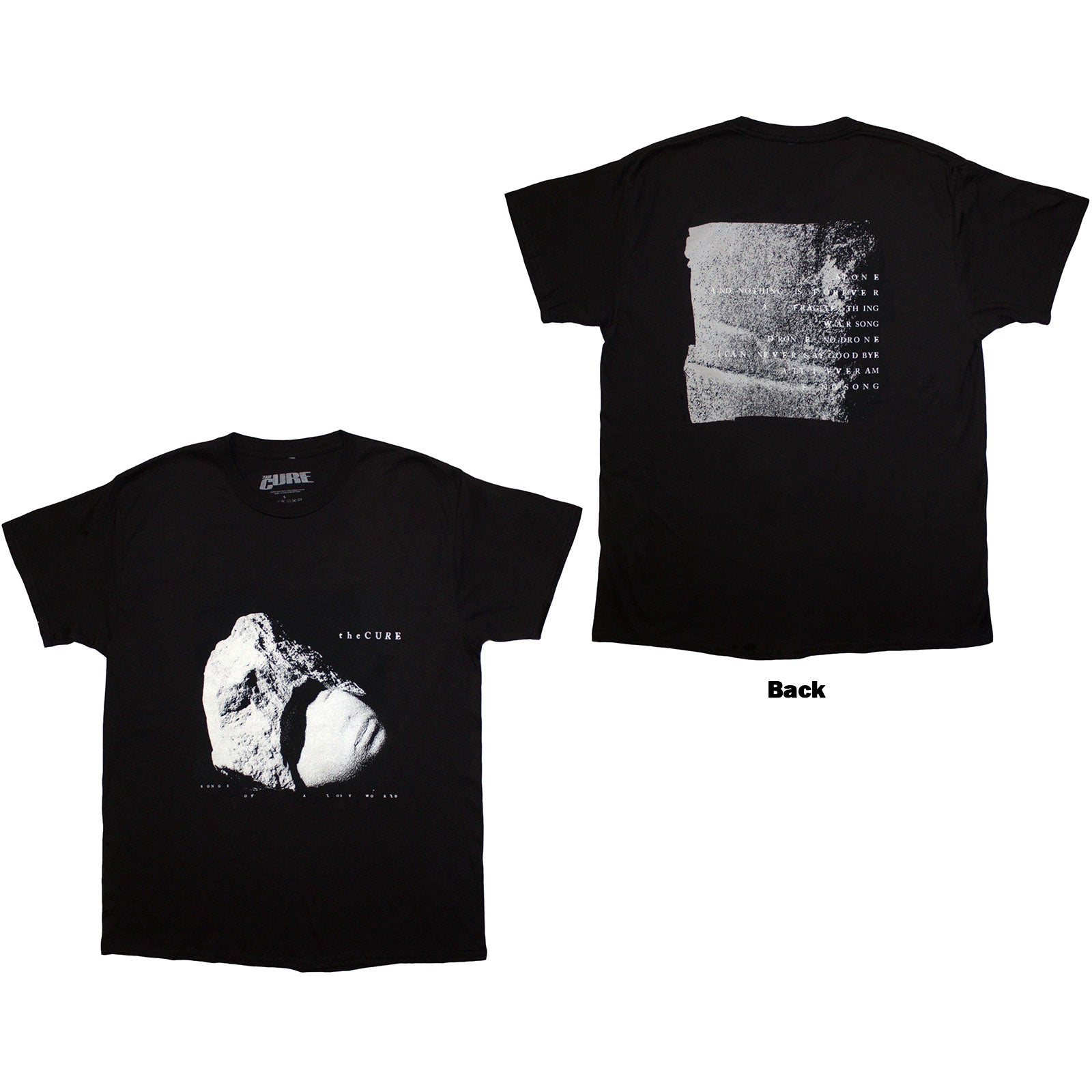 Een foto van een The Cure T-Shirt