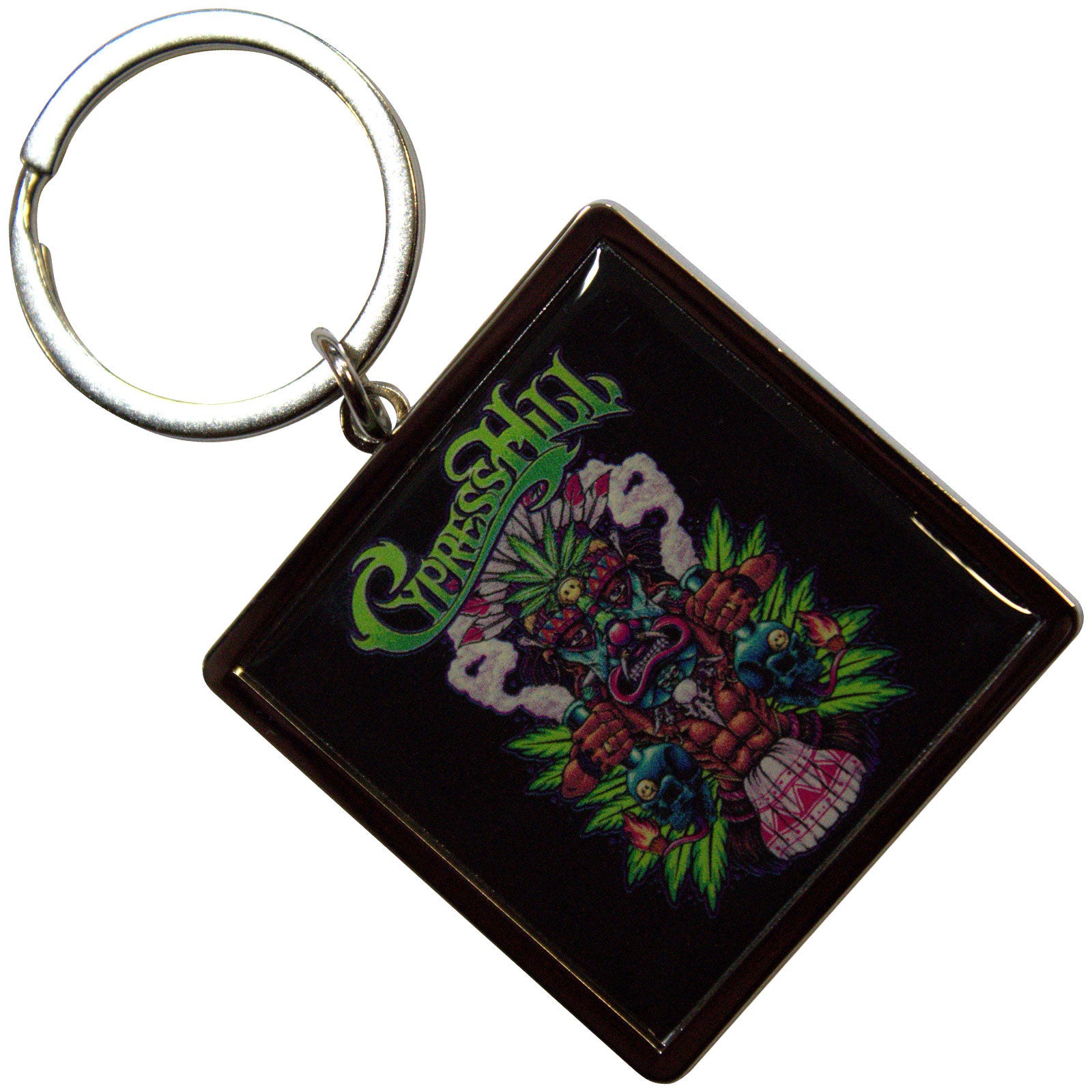 Een foto van een Cypress Hill Sleutelhanger