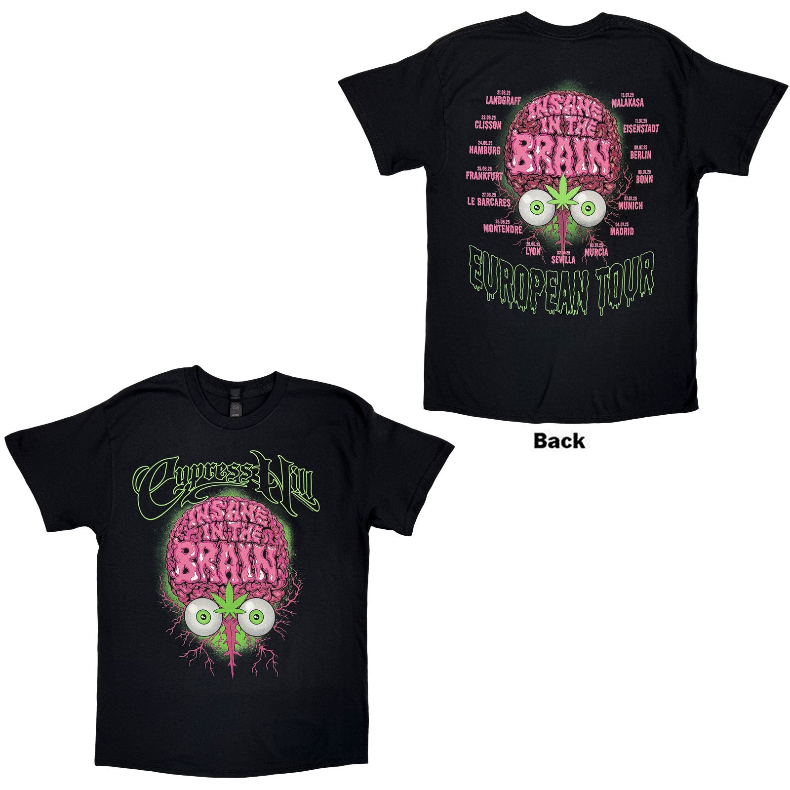 Een foto van een Cypress Hill T-Shirt