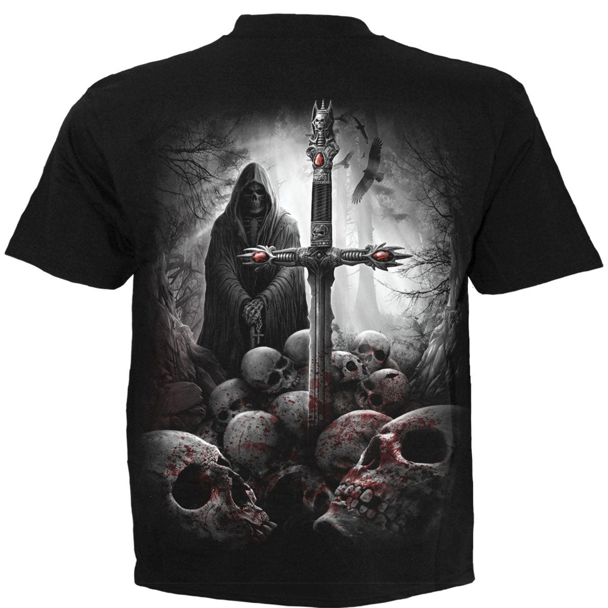 Een foto van een Spiral T-Shirt