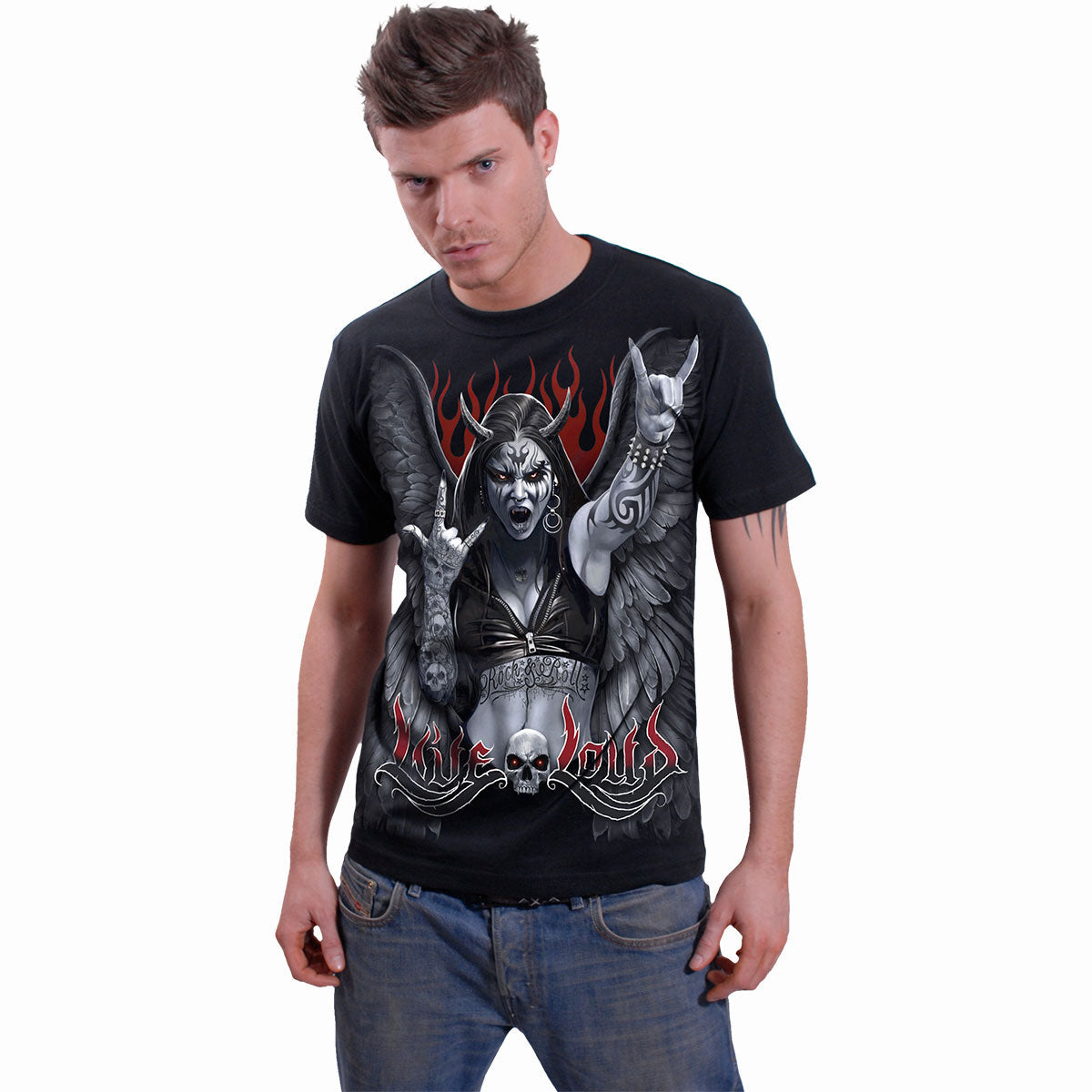 Een foto van een Spiral T-Shirt